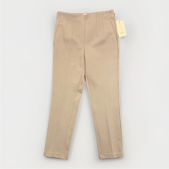 Joie Women's Pull On Pants Straight Leg Gray Stretch Pockets Size S - NWT - Picture 1 of 13